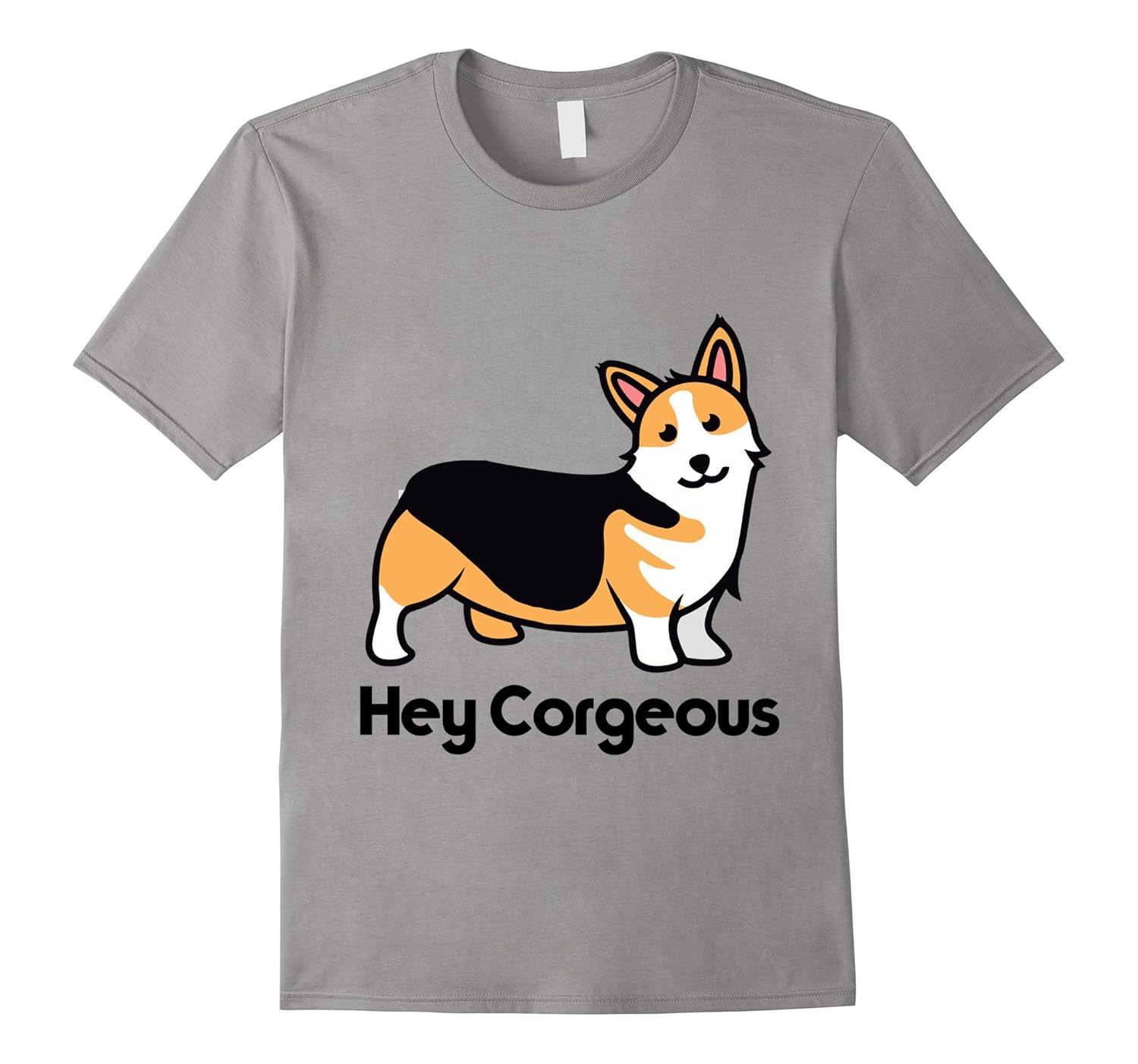 Hey Corgeous Tee - Funny Corgi Dog T-Shirt for Pet Lovers-ANZ