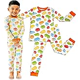 Zip N' Bear Two Piece Boys Pajamas Set - Viscose From Bamboo Pajamas For Kids - Styled By Kardashians – Boys Sleepwear Pjs