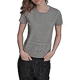 BCBG Womens Flower Blouse