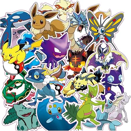 Amazon Co Jp Party Loot Shop ノートパソコン ステッカー デカール モンスター 詰め合わせ 64枚 おもちゃ