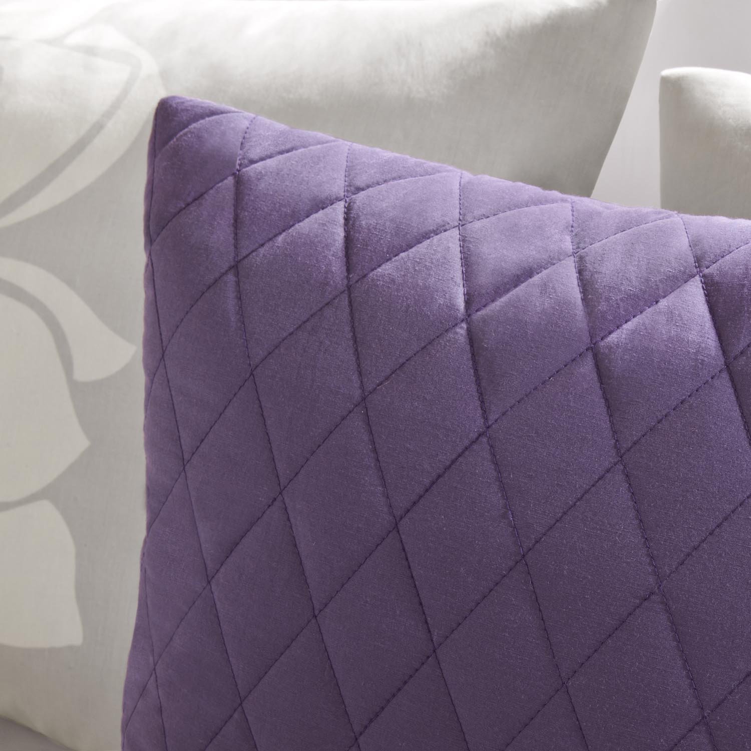 madison park lola gray purple 7 piece queen comforter set 90 in.x 90 in