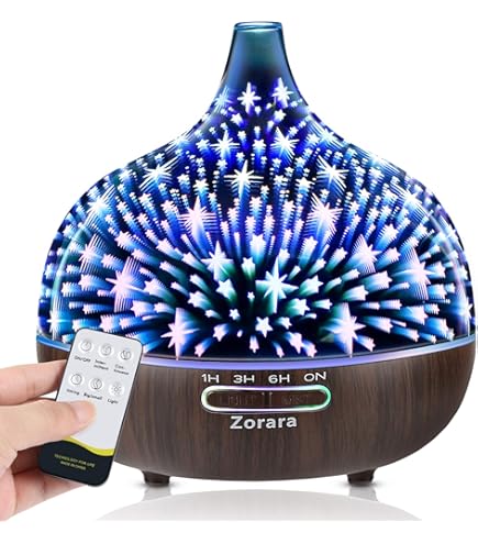 Amazon.com: Essential Oil Diffuser 550ml Cool Mist Humidifier 3D