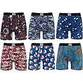 Warriors & Scholars | Mens Boxer Briefs | Boxer Briefs for Men Pack of 6 | Mens Boxer Briefs Underwear | Boys Boxer Briefs