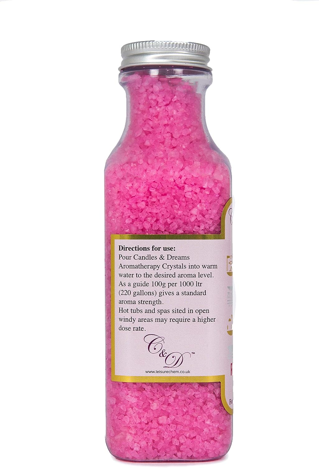 Candles and dreams Hot tub spa / Bath aromatherapy scents crystals ( Exotic Florals) Vegan (500g), 500 g (Pack of 1) - Image 3