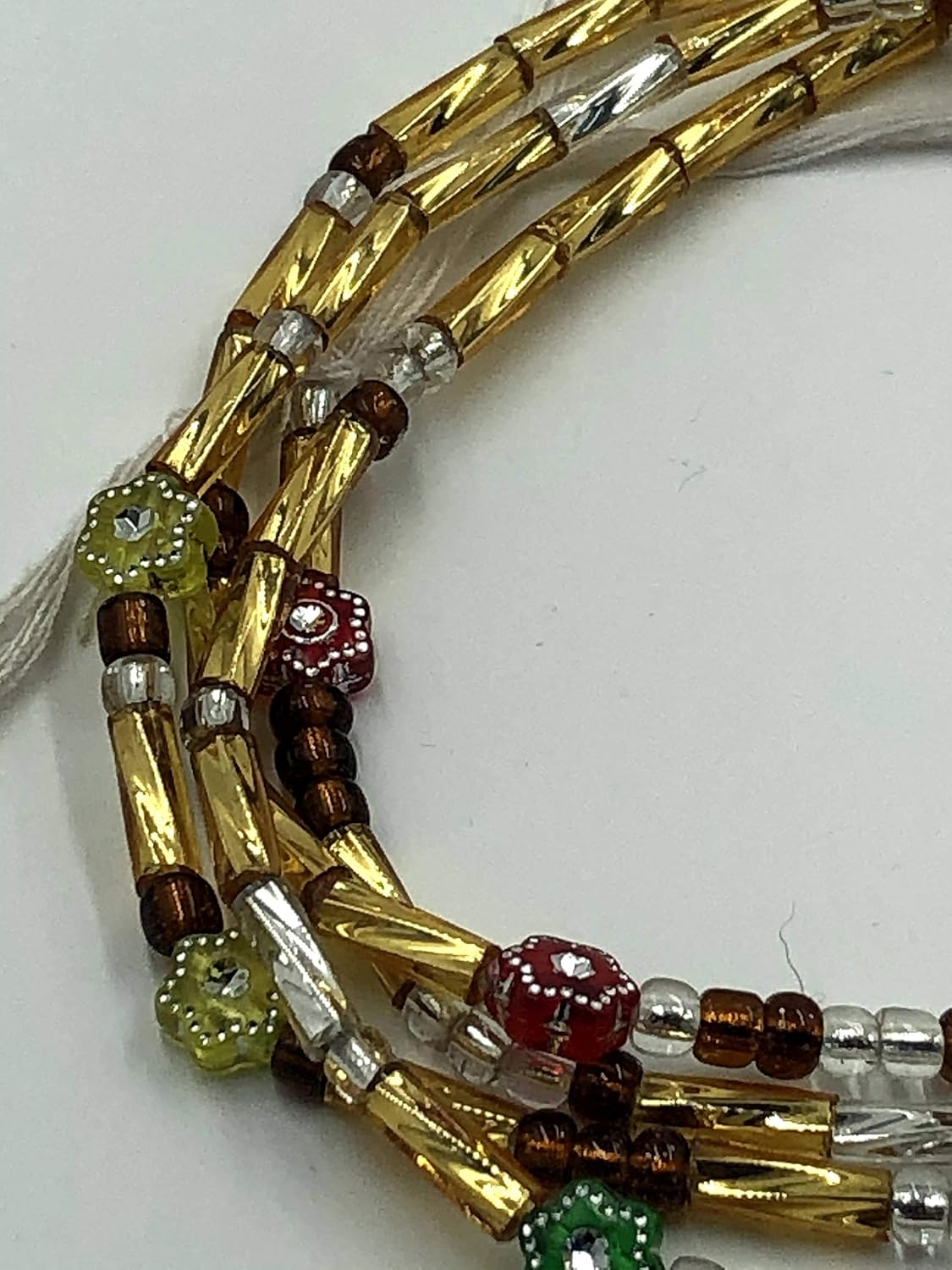 real gold waist beads