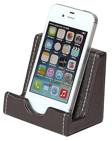 Artikle Leather Corporate Phone Holder - Brown