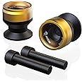 MZS 8MM Swingarm Spools Sliders Stand Universal M8 Gold Compatible with CBR 600 F2 F3 F4 F4i CBR600RR CBR1000RR GSXR600 GSXR750 GSXR1000 GSXS750 SV650 ZX6R ZX10R Z650 Z900 Z1000 EX400 EX650 Daytona