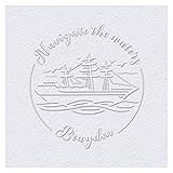 OFCCUSTOM Book Embosser Custom Embosser Stamp with