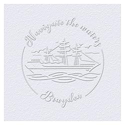 OFCCUSTOM Book Embosser Custom Embosser Stamp with
