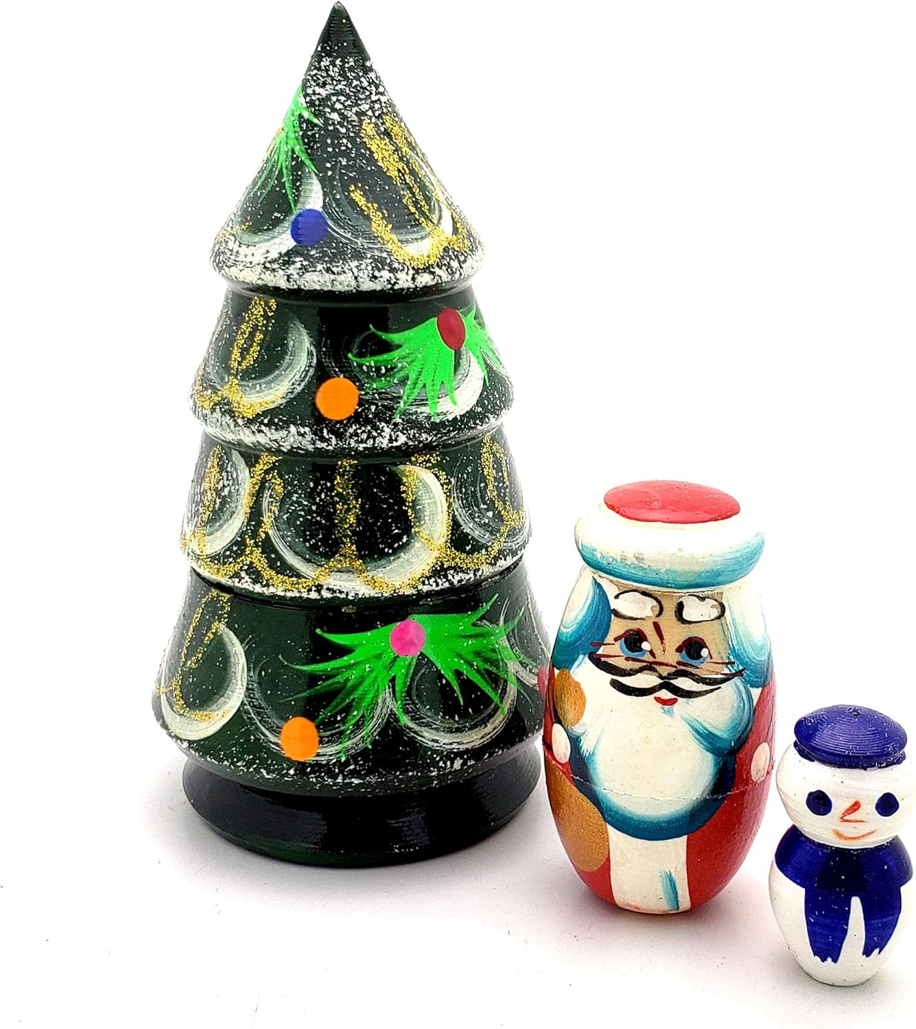 christmas tree nesting dolls