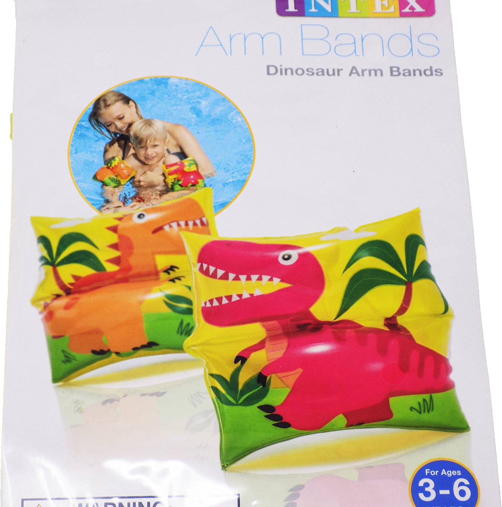 INTX Dinosaur Arm Float Bands Swim Armbands Swimming Toy
