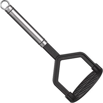 Tala Nylon Potato Masher with Stainless Steel Handle – Non-Stick Safe,