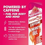 HIGH5 Caffeine Gels Raspberry 20 x 40g Running Energy Gel view 6