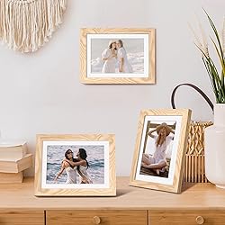 upsimples 5x7 Picture Frame, Display Pictures 4x6