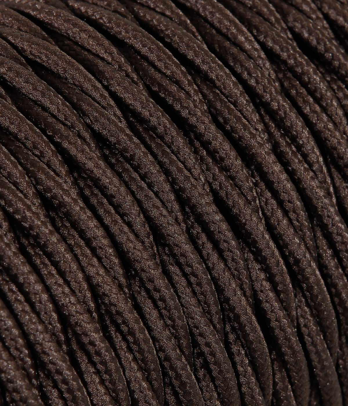 Braid/Braided Electric Cable with Textile Coated Brown Colour Section 3x2.50 (20 Metres)
