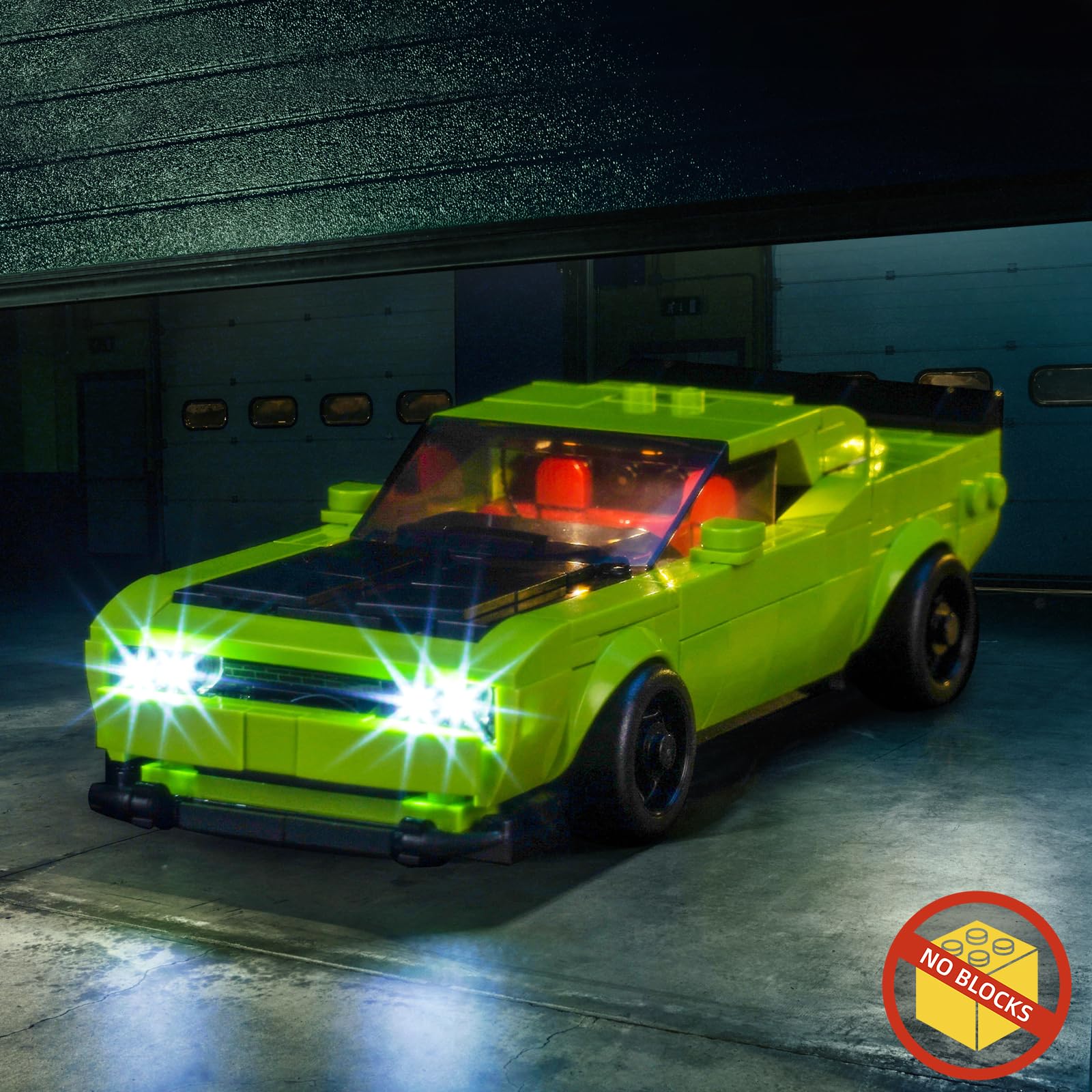 Led Licht Set Kompatibel mit Lego 77237 Dodge Challenger SRT Hellcat Sports Car (Kein Modell), Dekorationsbeleuchtungsset Compatible with Lego Dodge Challenger SRT Hellcat Sports Car 5