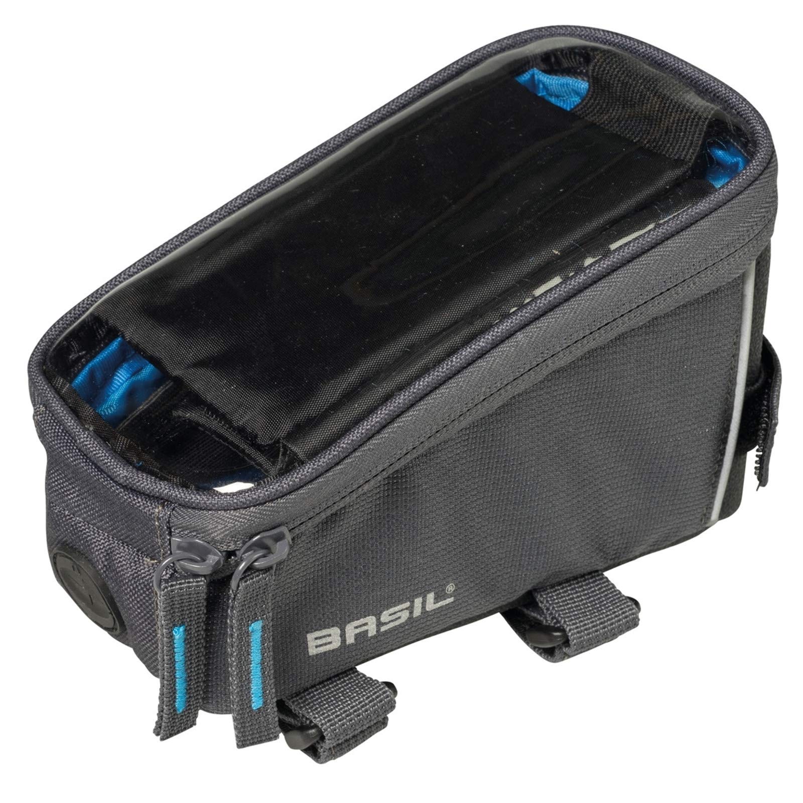 Basil Unisex - Adult Frame Bag 2179225320 Frame Bag, Graphite, 1 L