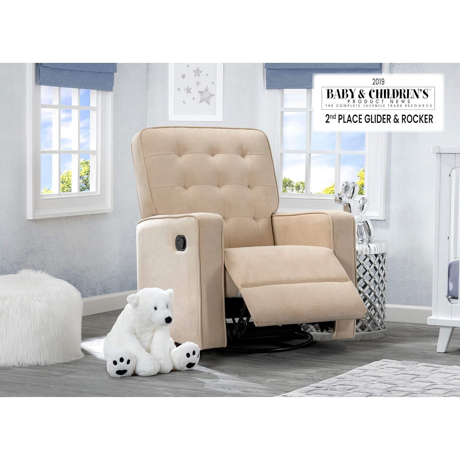 delta children dylan nursery recliner glider