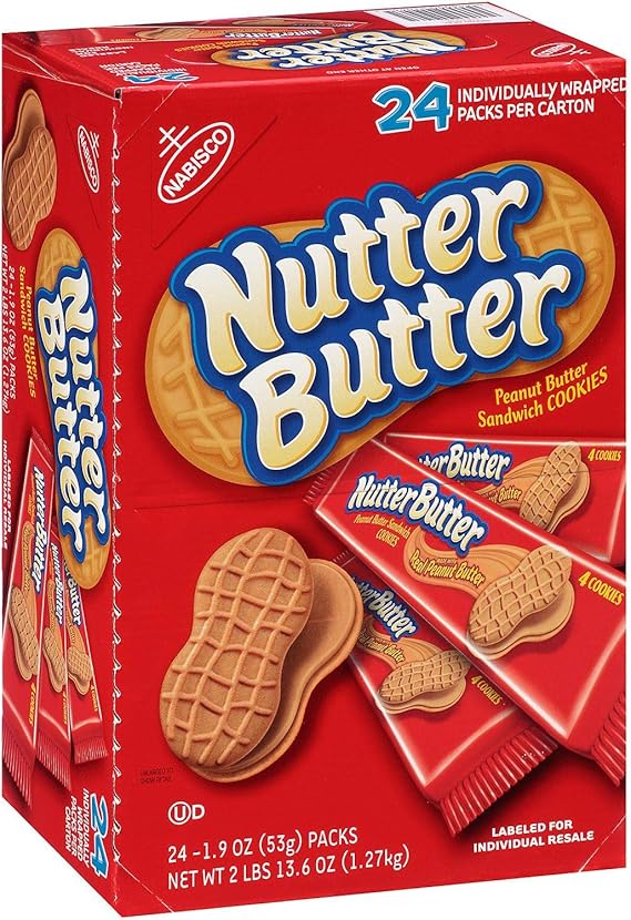 Nabisco Nutter Butter Cookies 24/1.9 oz. packs Amazon.ca Home & Kitchen