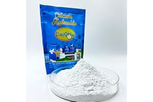 EASTCHEM Calcium Hydroxide (Slaked Lime), 95%+ Purity (500g/17.6 oz)