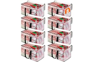 BlissTotes Moving Bags, 93L 8-Pack Storage Bags, Moving Box Heavy Duty Extra Large, Moving Totes with Zipper, Reinforced Handles & Tag Pocket, Boxes for Packaging Moving