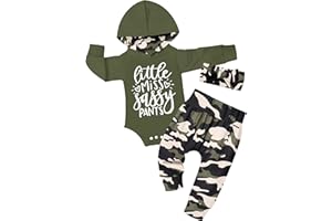 KANGKANG Newborn Baby Girl Long Sleeve Hoodie Pullover Sweatshirt Pants Set Infant Fall Winter Outfits