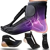 Brace Daddy Plantar Fasciitis Night Splint for Men & Women Medium, Trim to Fit Tension Strap, Achilles Tendonitis, Foot Drop, Arch Strain & Ankle Relief – For Heel Pain, Enjoy Relief with Every Use