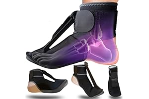 Brace Daddy Plantar Fasciitis Night Splint for Men & Women Small, Trim to Fit Tension Strap, Achilles Tendonitis, Foot Drop, Arch Strain & Ankle Relief – For Heel Pain, Enjoy Relief with Every Use