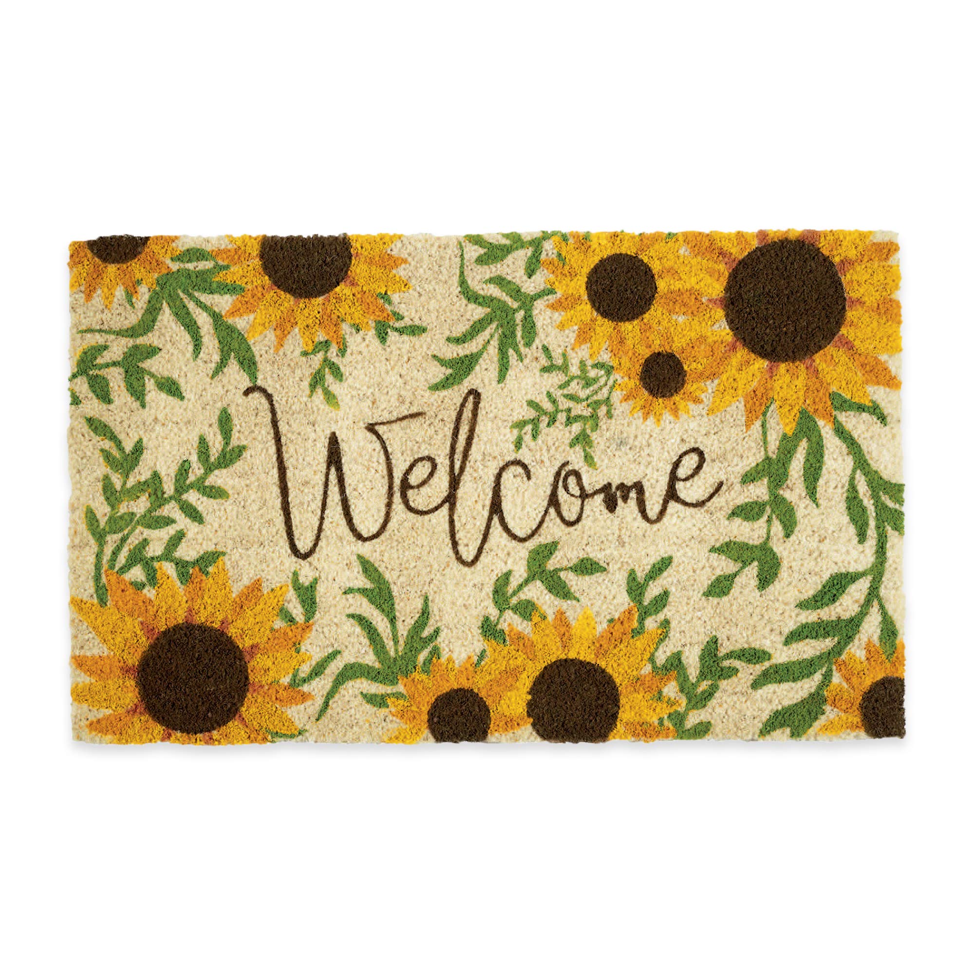 DII Mat, Coir, Sunflower Welcome, 18x30