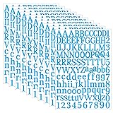 WNYT 1210 Letter Stickers 10 Sheets Alphabet