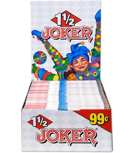 Amazon.com: Joker Cigarette Paper - 1 1/2 Size Rolling Paper