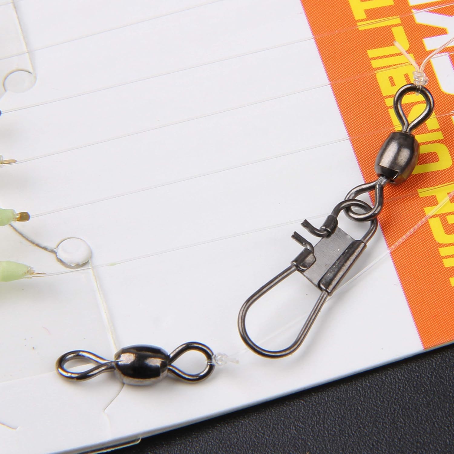 Fishing Rigs Saltwater Fishing Bait Rigs, 12 Packs Real Fish Skin Sea Rigs Luminous Rigs with Hooks Swivels and Snaps for Freshwater Size 4 6 8 : Sports & Outdoors