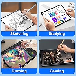 Stylus Pen for Touchscreen,3pcs 2in1 High Precision