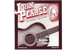 John Pearse 600L Phosphor Bronze Acoustic Guitar Strings