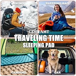 GDREAMT Inflatable Camping Sleeping Pad with