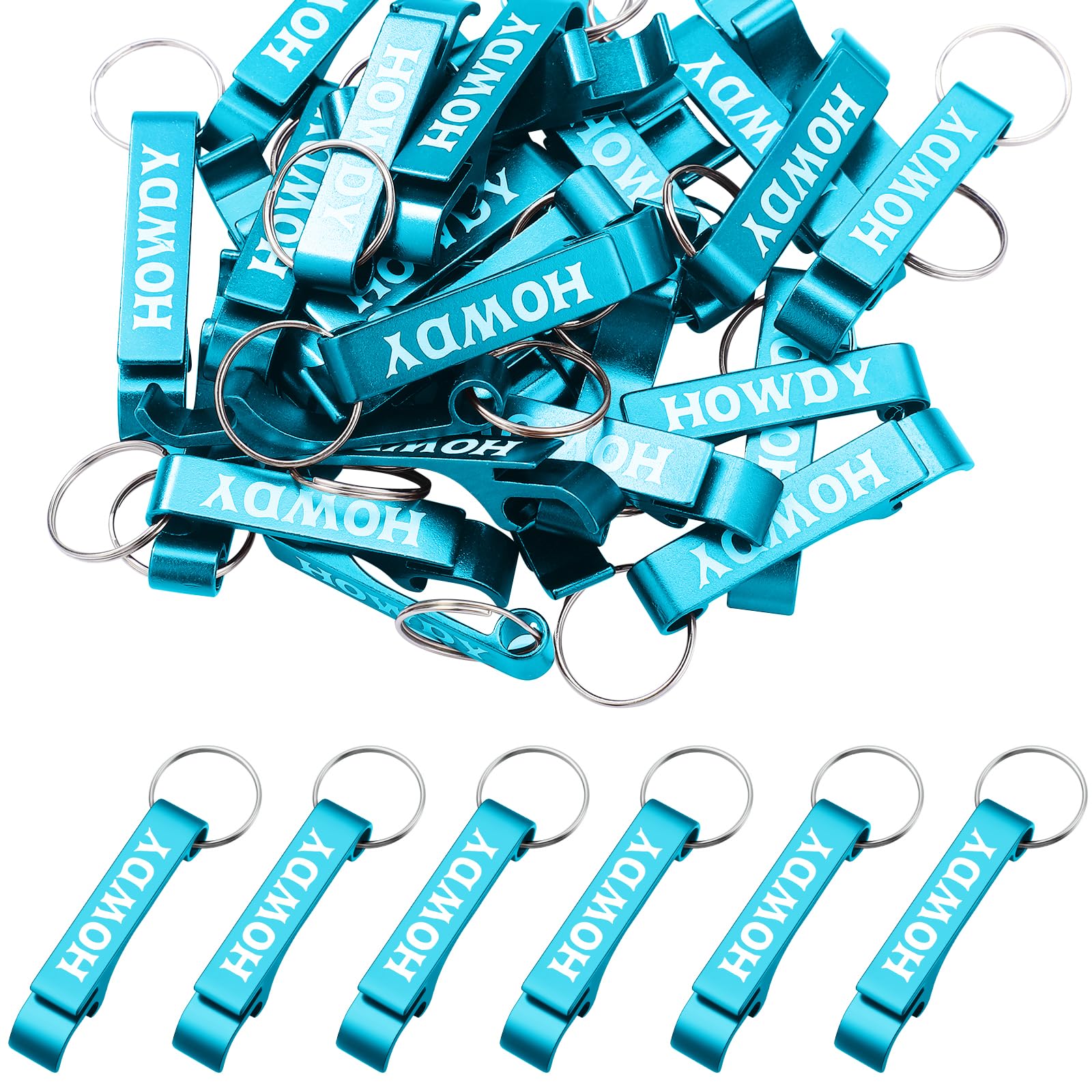 Photo 1 of ***similar item***see pic***Junkin 30 Pcs Western Cowboy Party Favors Howdy Metal Bottle Opener Keychain Bulk Western Cowgirl Theme Favors for Wild West Derby Last Rodeo Bar Birthday Wedding Bridal Shower Gift Souvenirs (Blue)