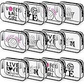 Abbylike 12 Pcs 7 x 4.7 x 2.4'' Volleyball Theme Cosmetic Bag Gifts Accessories for Makeup Bags PVC Clear Cheer Case Toiletry Zipper Pouch for Team Women