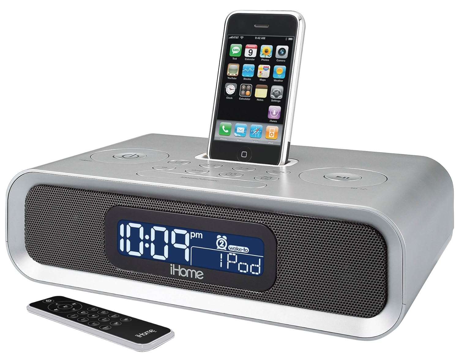Amazon.com: iHome iP97 Dual Alarm Clock Radio for iPod and iPhone (Black