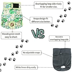 Female Dog Diapers - Premium Reusable Diapers for