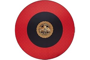 TRITON POKER TABLES Triton Premium Poker Table Mat for 8 Player - Portable Multi-Spandex Fabric Rubber Portable Poker Game Mat with Zippered Oxford Fabric Carry Bag – 50’’