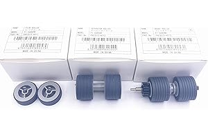OKLILI PA03575-K011 PA03575-K012 PA03575-K013 Pick Roller Set Brake Roller Separator Roller Compatible with fi-6400 fi-6420 fi-6800 fi-7800 fi-7900