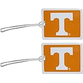 Siskiyou Sports NCAA Tennessee Volunteers Sports Vinyl Luggage Tag, Set of 2, Orange,One Size,C2LT25
