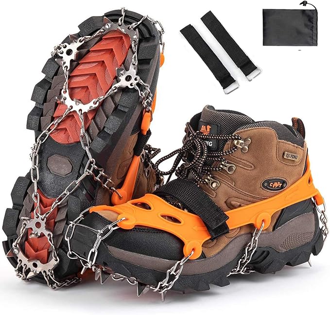 Ramponi Da Ghiaccio Unigear 18 Denti - Per Scarponi, Acciaio Inox, Per Neve E Ghiaccio - Foto 3