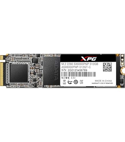 Amazon.com: ADATA XPG SX8100 512GB 3D NAND NVMe Gen3x4 PCIe