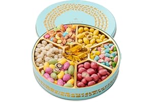 Easter Snack Gift Box Variety Candy Mix Gift Basket | Spring Candy, Almonds, Chocolate, Gummies, Gourmet Food | Care Package,