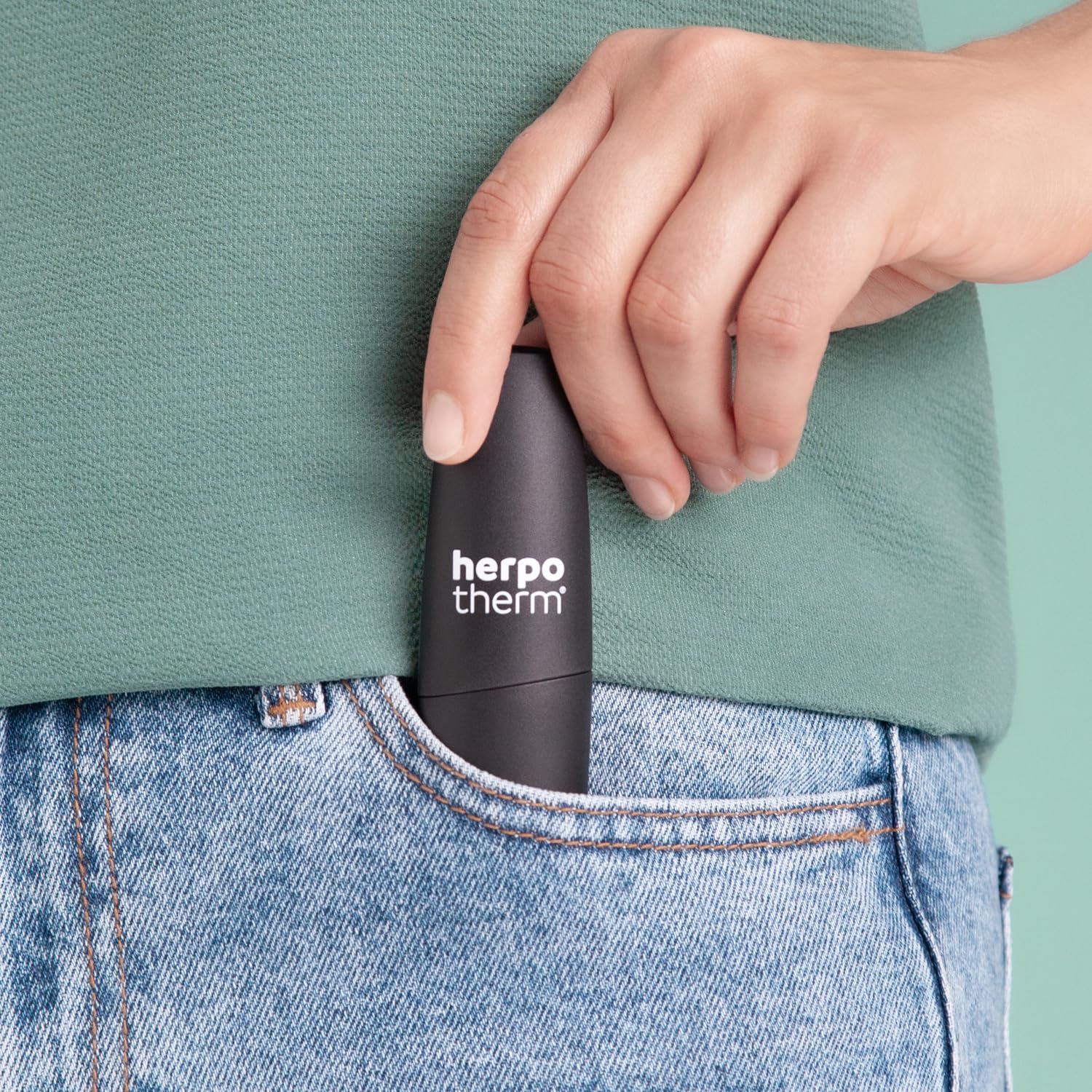herpotherm neo bei Lippenherpes, wirkt mit konzentrierter Wärme, der original Herpesstift, schnelle Hilfe auf Knopfdruck, bis zu 200 Anwendungen mit einem Set Batterien möglich 6