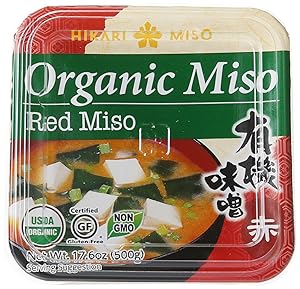 Hikari Organic Miso Paste, Red, 17.6 oz