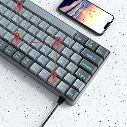 MageGee 100 Keys Mechanical Gaming Keyboard, Red