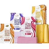 Dove Plant Milk Cleansing Bar Soap Variety Pack 4 for Moisturized Skin, with Gentle Cleansers, No Sulfate Cleansers or Parabens, 98% Biodegradable Formula, 5 oz
