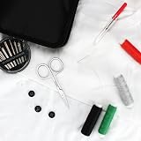 JUNING Sewing Kit with Case 130 pcs Threads Scissors Needles Travel Emergency view 7